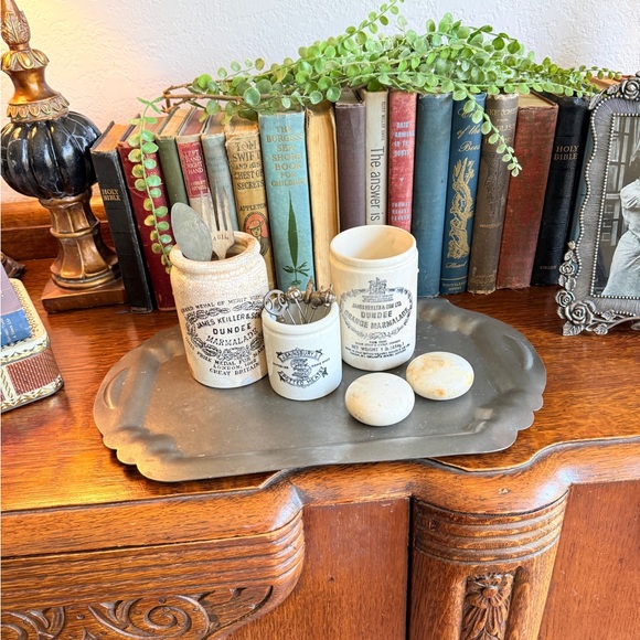 Vintage Pewter Tray Versatile - Picture 7 of 17